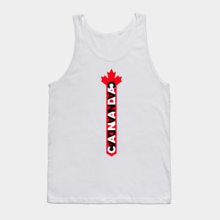 Canada 2 color ambigram Tank Top